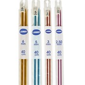 Knitting needles color - 40 cm